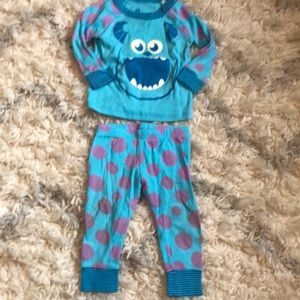 Disney Baby Monsters Inc Sully Pajama Set 12-18 Months